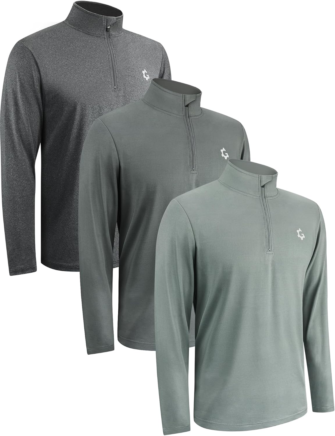 Quick Dry Men's Quarter Zip Sweatshirt Set