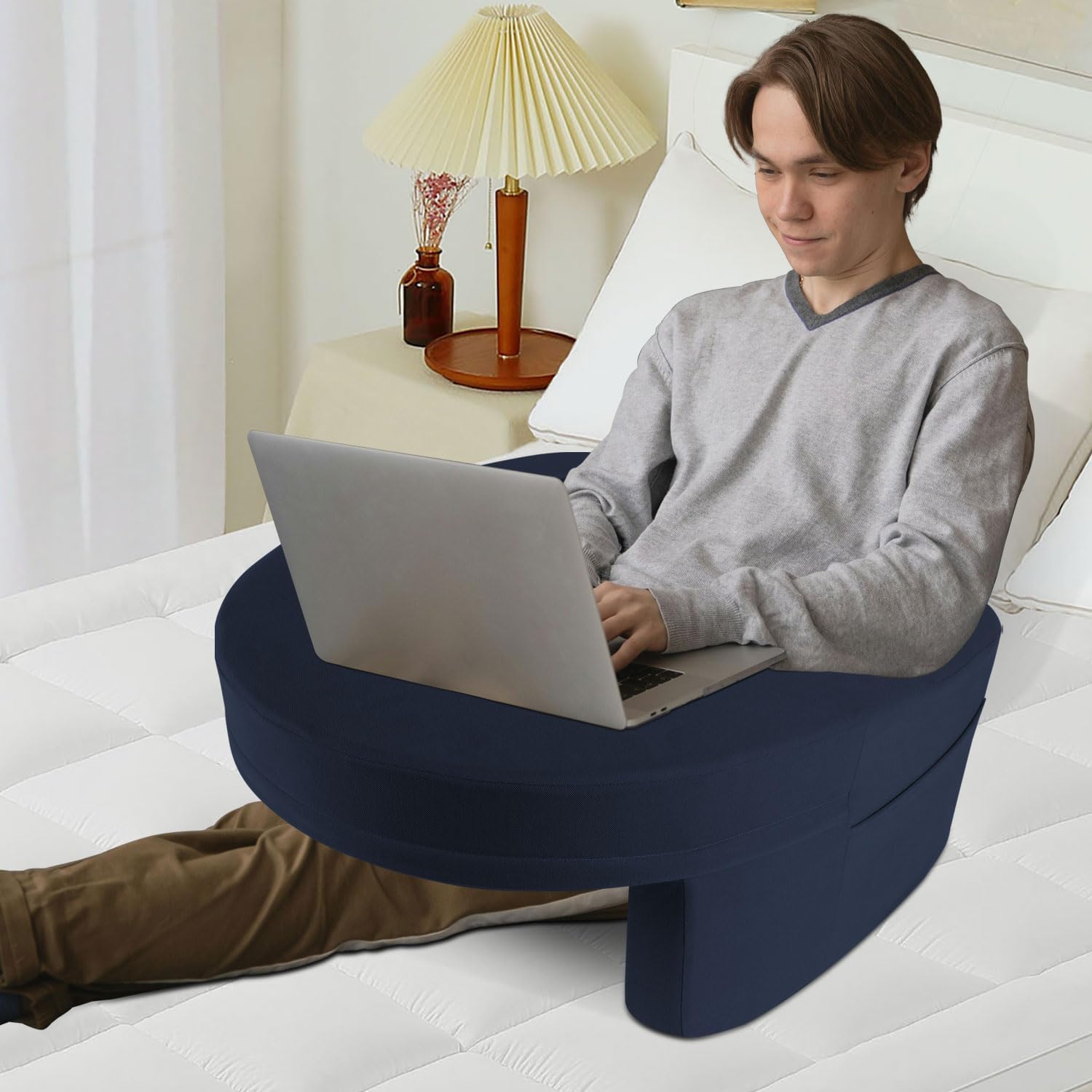 Versatile Foam Lap Desk Pillow - Comfort & Support for All Activities