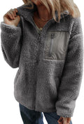Dokotoo Womens Winter Full Zipper Fleece Jacket - Relaxed Warm Teddy