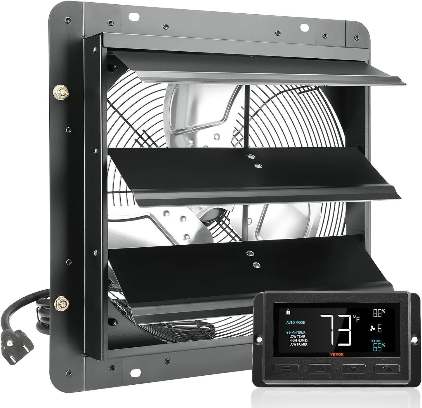 VEVOR 14ft' Exhaust Fan with Humidity Controller for Cooling