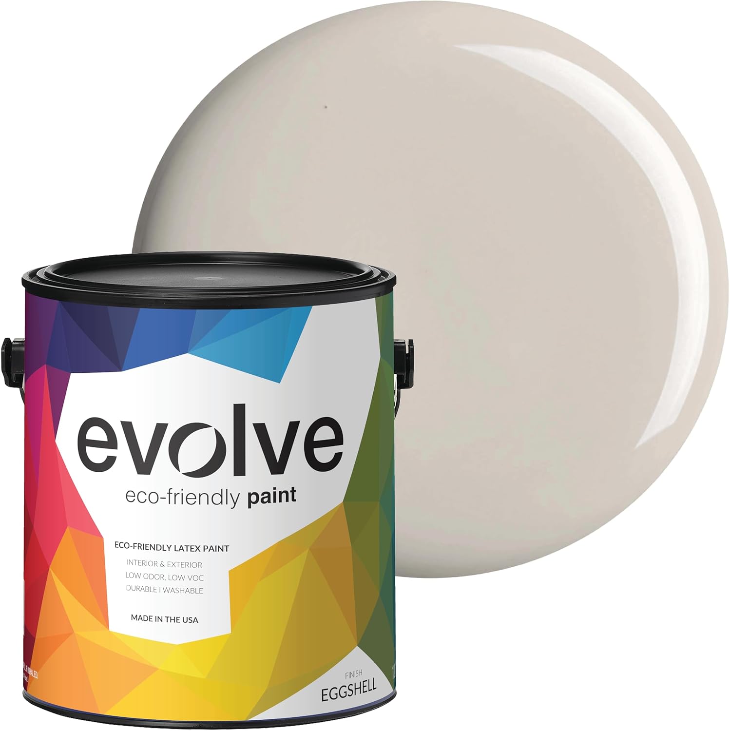 EVOLVE Paint & Primer: Eco-Friendly Eggshell for All Surfaces