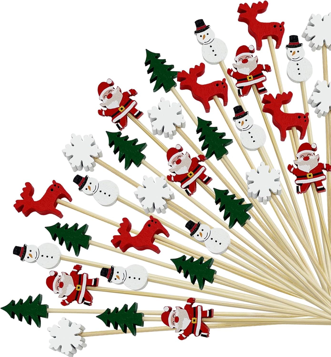 Christmas Cocktail Picks - Festive Party Decor