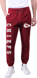 Ultra Game Men's NFL Official Active Super Soft Fleece Jogger Outdoors