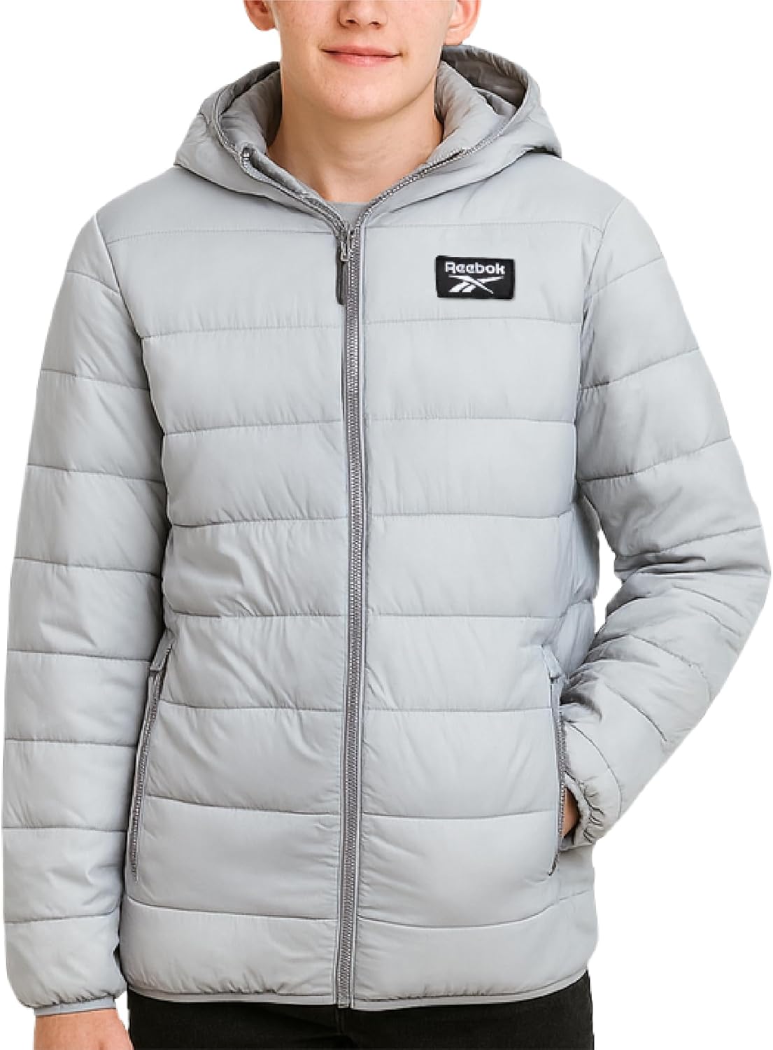 Reebok Boys Winter Coat - Lightweight Insulated Puffer Jacket