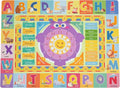 Kids Play Mat for Floor 60x80 ABC Baby Rug - Educational Playroom Mat