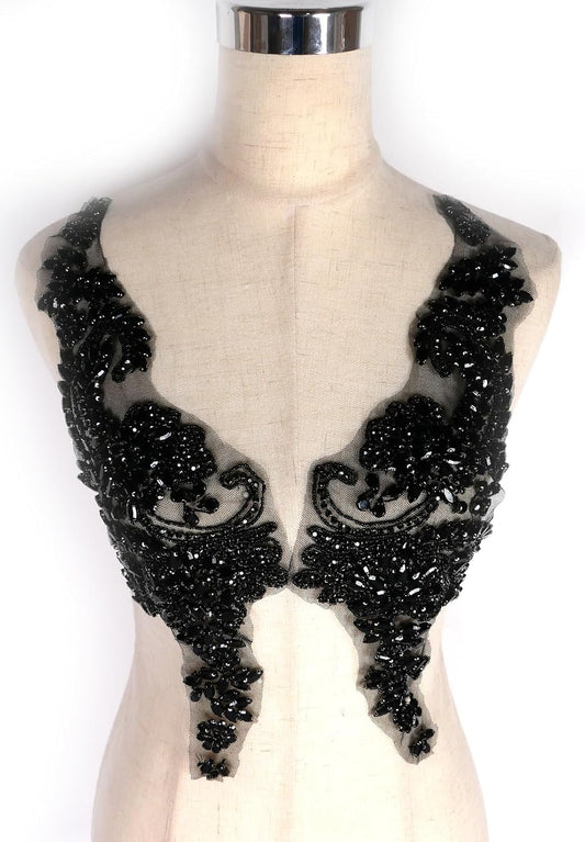 Luxury Look Shiny Rhinestone Applique Patch for Dress Decor