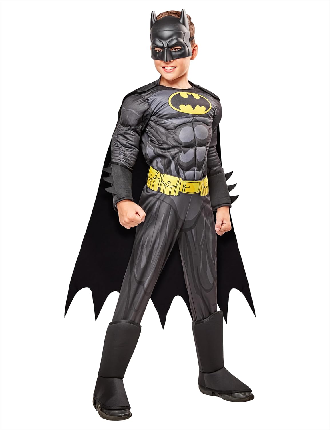 Deluxe Batman Costume for Boys - Official DC Comics Outfit