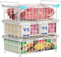 Chest Freezer Organizer Bins - Fit 10 to 20 Cu.ft Freezers, 3 Pack