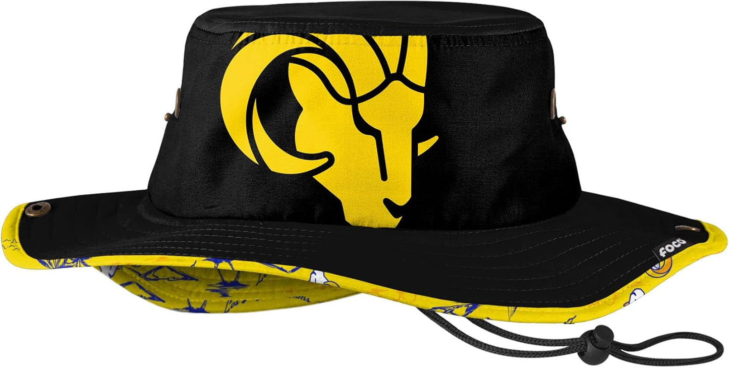 FOCO Men's NFL Team Logo Sport Outdoor Sun Bucket Boonie Hat Review
