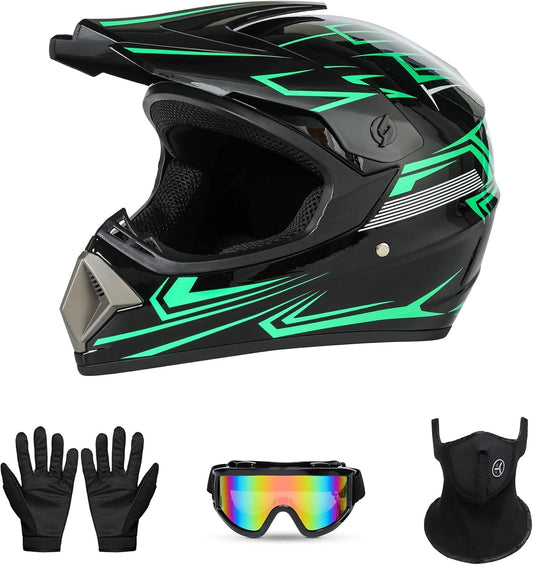 Motorcross Helmet for Youth, Lightweight and Comfortable Design