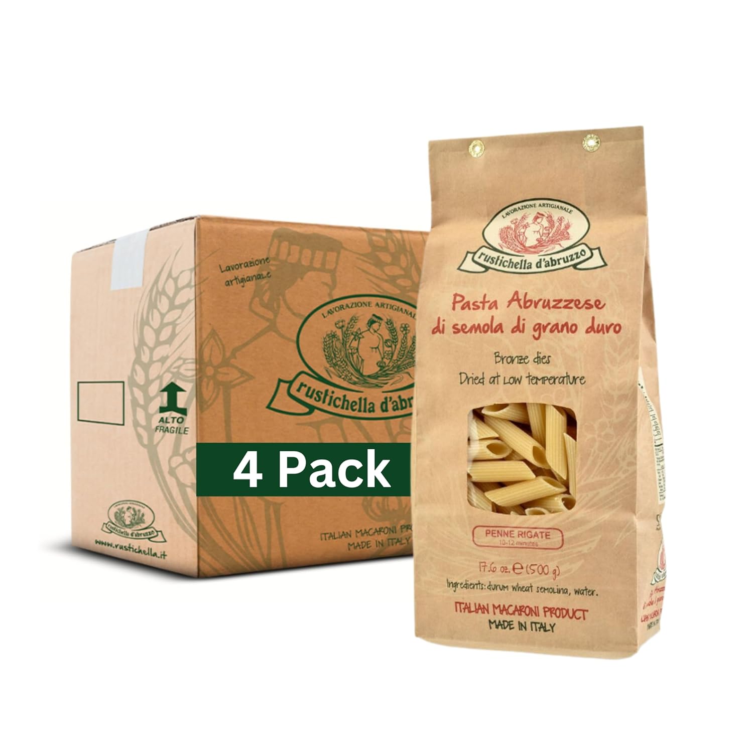 Penne Rigate Pasta - Authentic Italian Durum Wheat Delight