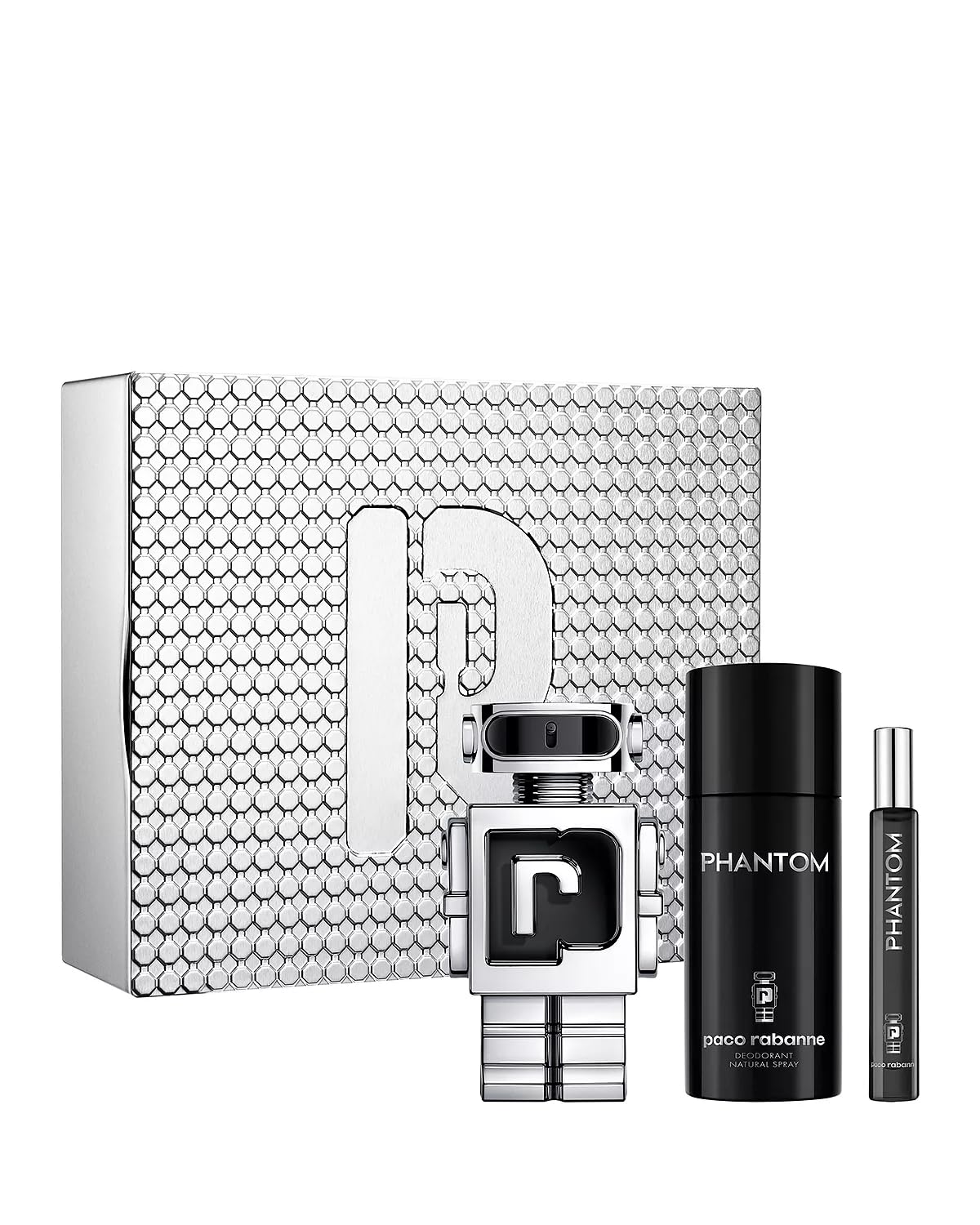 Paco Rabanne Phantom 3-Piece Tin Set for Men - Bold Fragrance