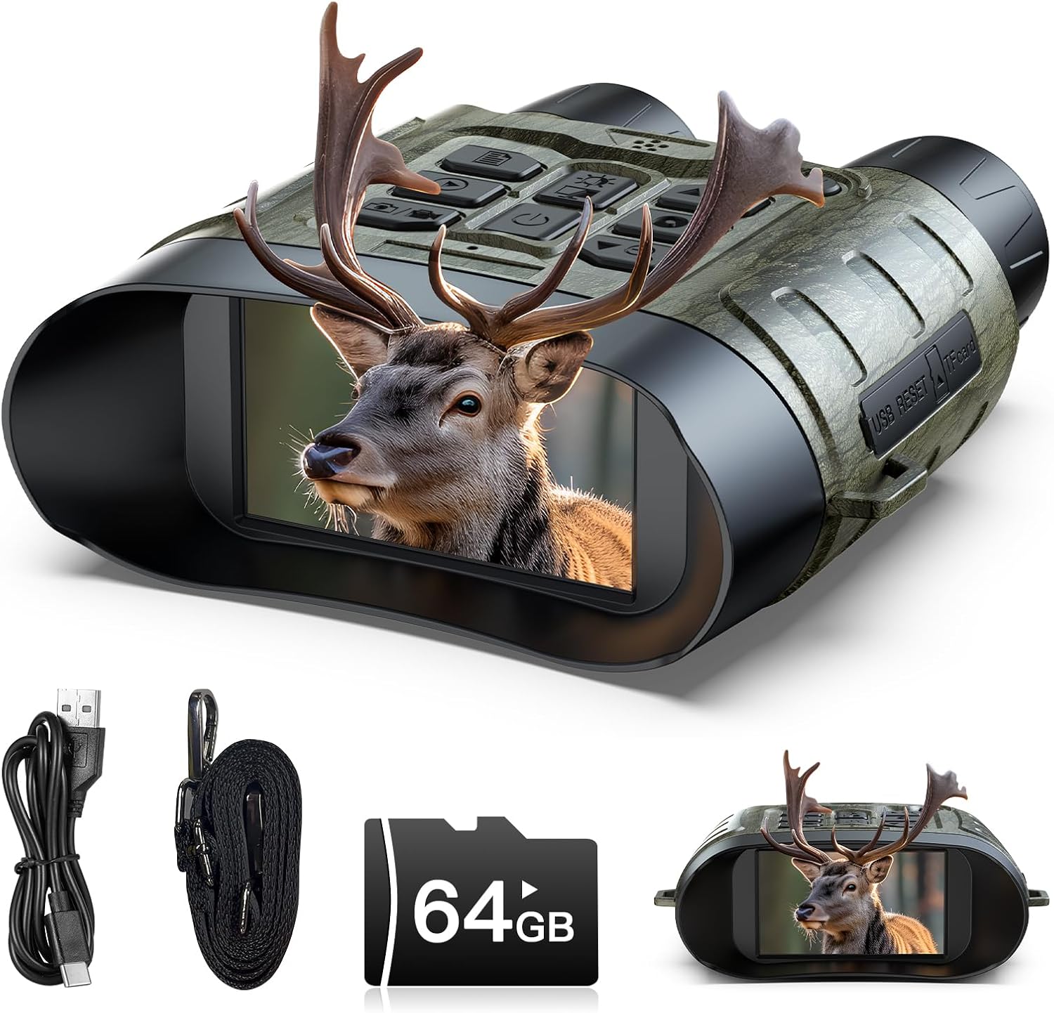 Night Vision Goggles for Adults with 4K Resolution and Zoom
