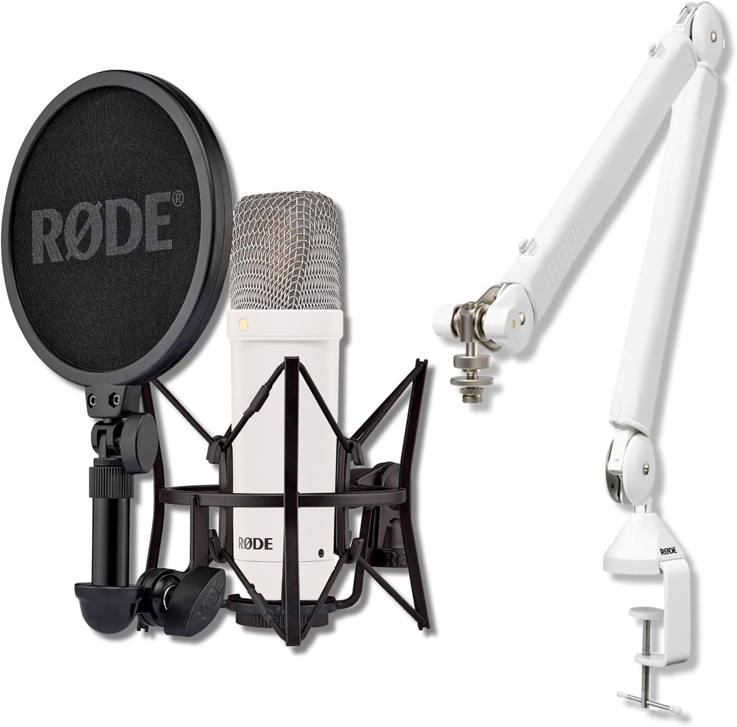 Rode NT1 Signature Series Condenser Microphone with Boom Arm