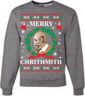 Unisex Ugly Christmas Sweater Crewneck - Merry Chrithmith Graphic