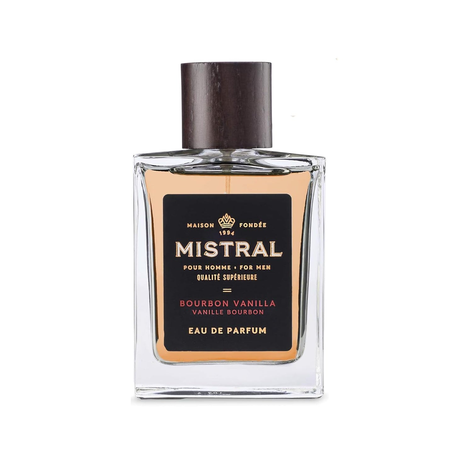 Mistral Bourbon Vanilla Cologne for Men - Warm & Sweet Scent