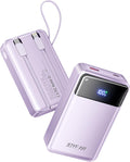 30000mAh Purple Portable Charger Power Bank - 65W Fast Charge