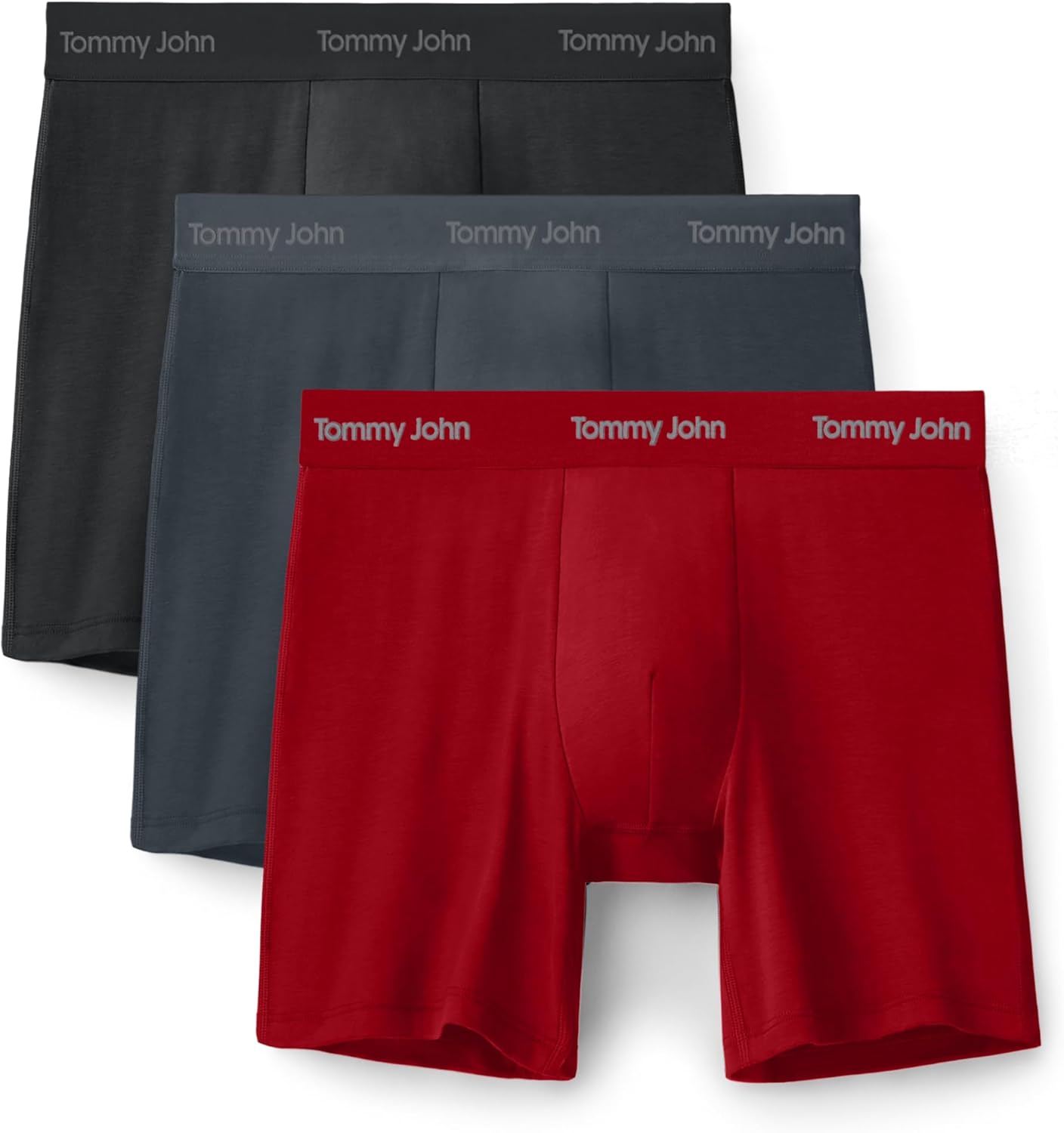 Tommy John Men's Luxe Modal 6in Boxer Briefs for Ultimate Comfort
