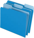 Two-Tone Color File Folders Letter Size 1/3 Cut - Foolproof Filing