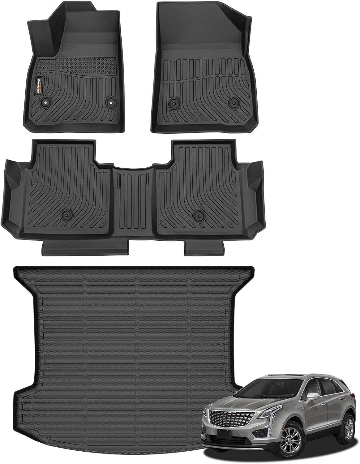 Custom Fit All Weather Floor Mats for Cadillac XT5 2017-2025
