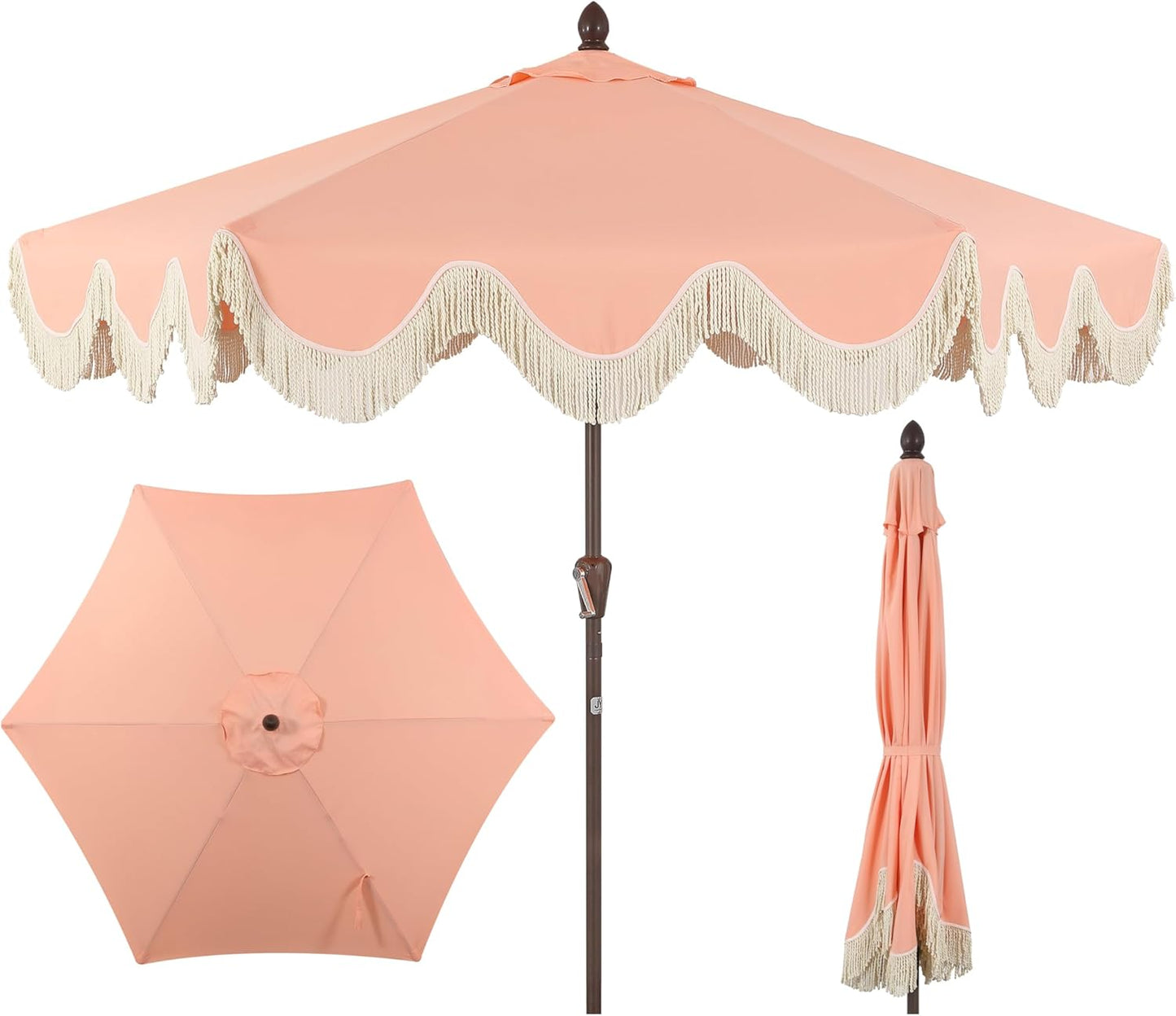 JONATHAN Y UMB1001F Collins 9 ft. Patio Umbrella Review