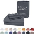 Bella Coterie Luxury Bamboo Viscose Full Size Sheet Set - Cooling