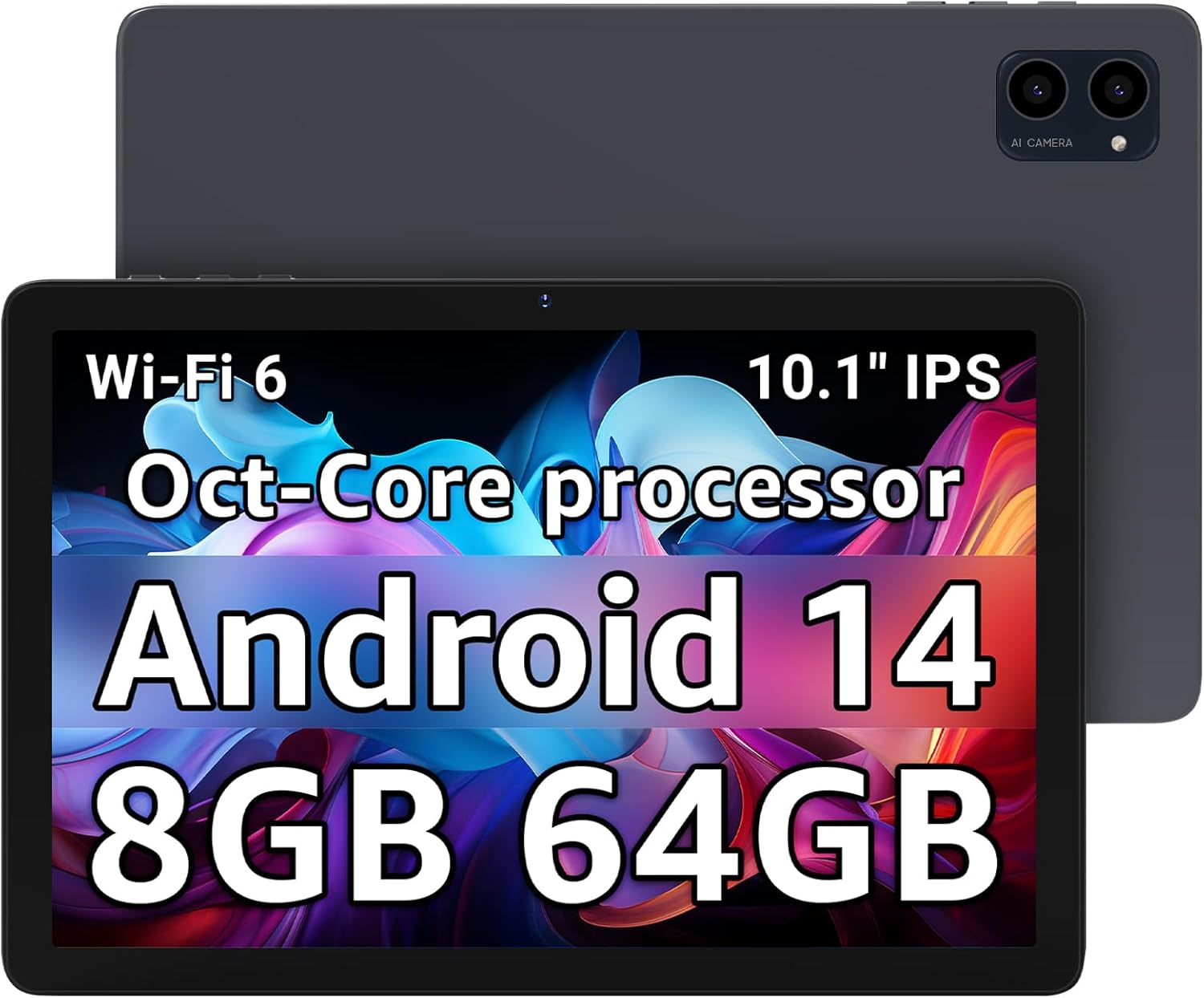 Tablet 10.1 inch with Octa-core Processor and 8GB RAM