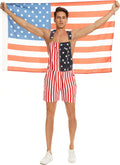 Bib Overalls for Men Shorts Jumpsuit Festival Coveralls - Fun