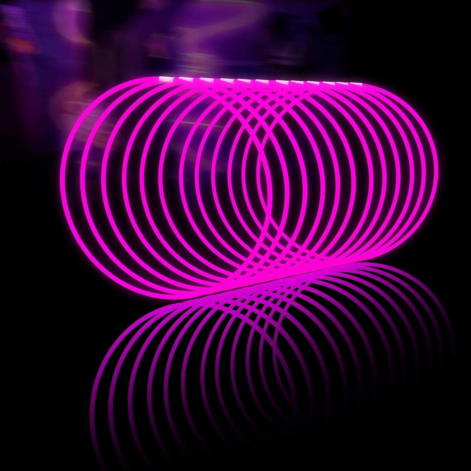 Glow Sticks Bulk 100ct 22in Necklaces for Parties and Festivals