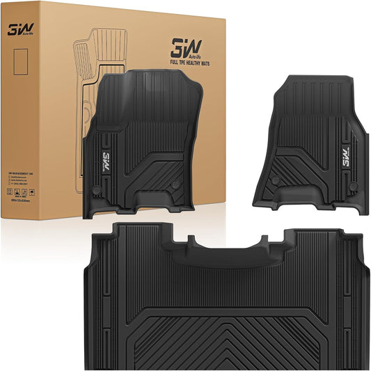 3W Floor Mats for Dodge Ram 1500 Crew Cab 2025 - Custom Fit