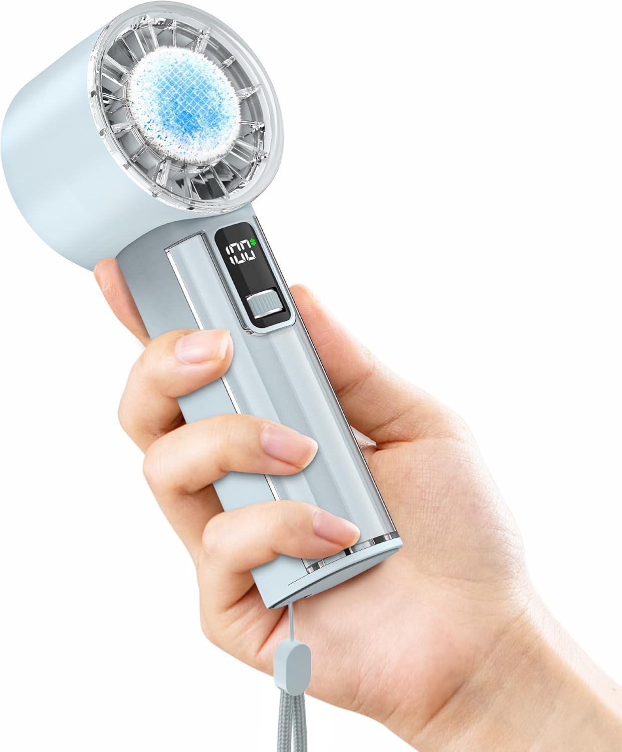 Portable Handheld Fan with Ice Cooler for Instant Relief