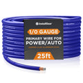 InstallGear 1/0 Gauge Wire 25ft - Heavy Duty Car Amp & Battery Cable