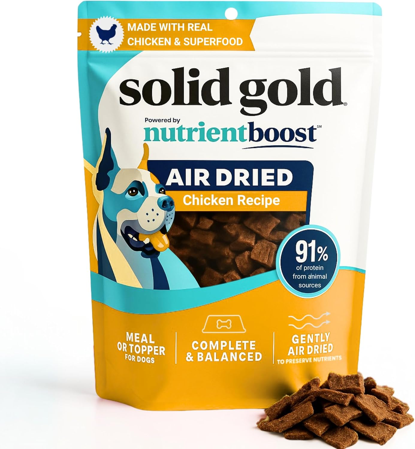 Solid Gold Air Dried Dog Food Toppers for Healthy Treats