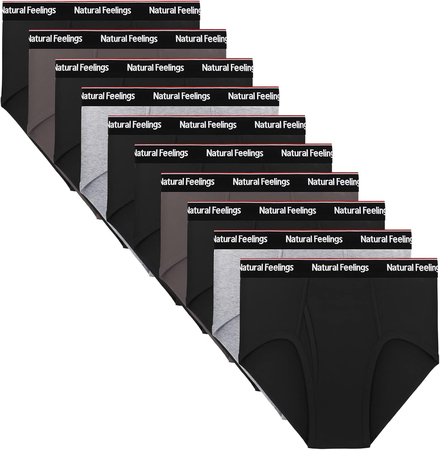 Natural Feelings Men's Briefs Multipack for Ultimate Comfort
