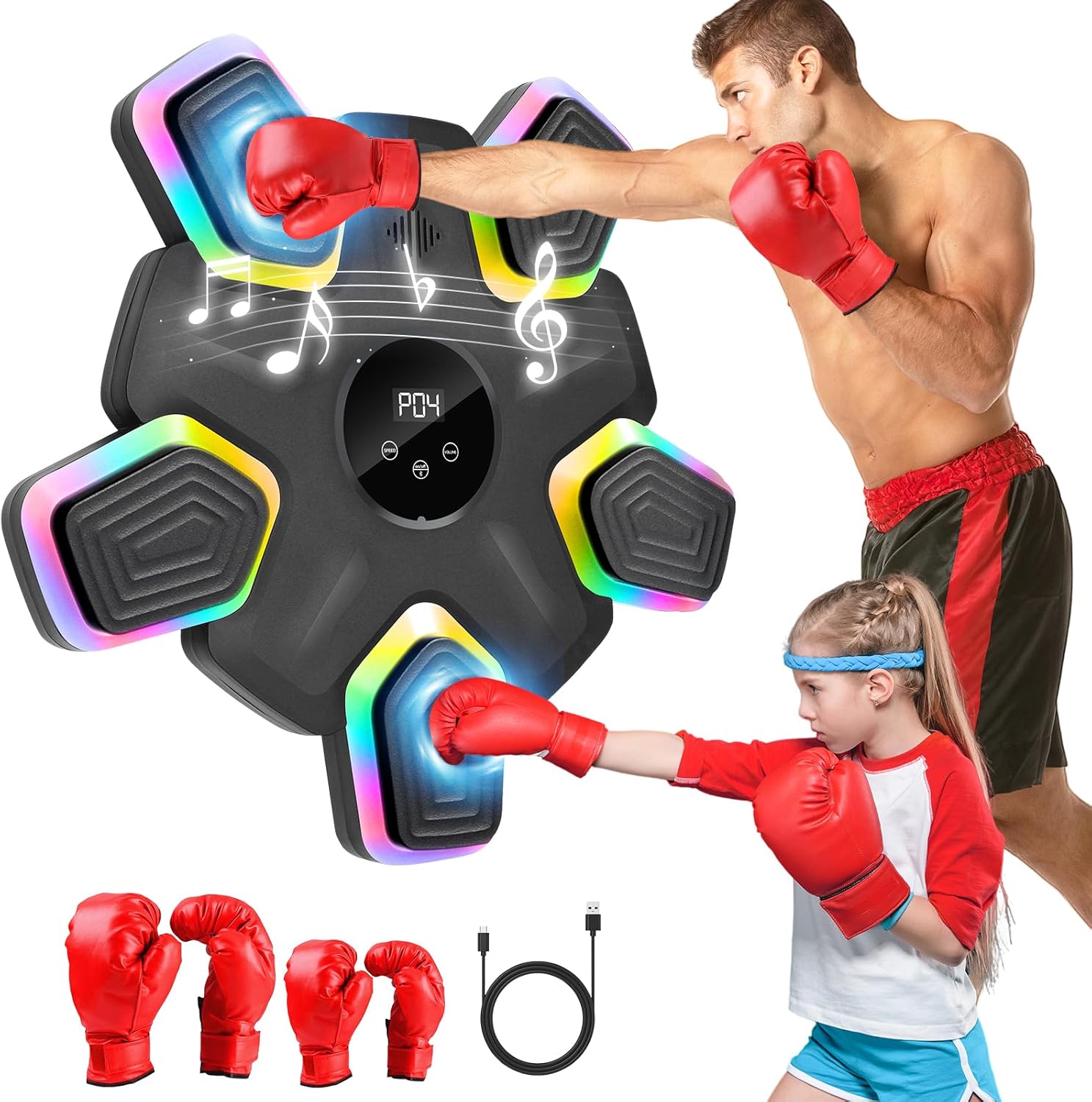 Smart Bluetooth Boxing Trainer - Family Fun!