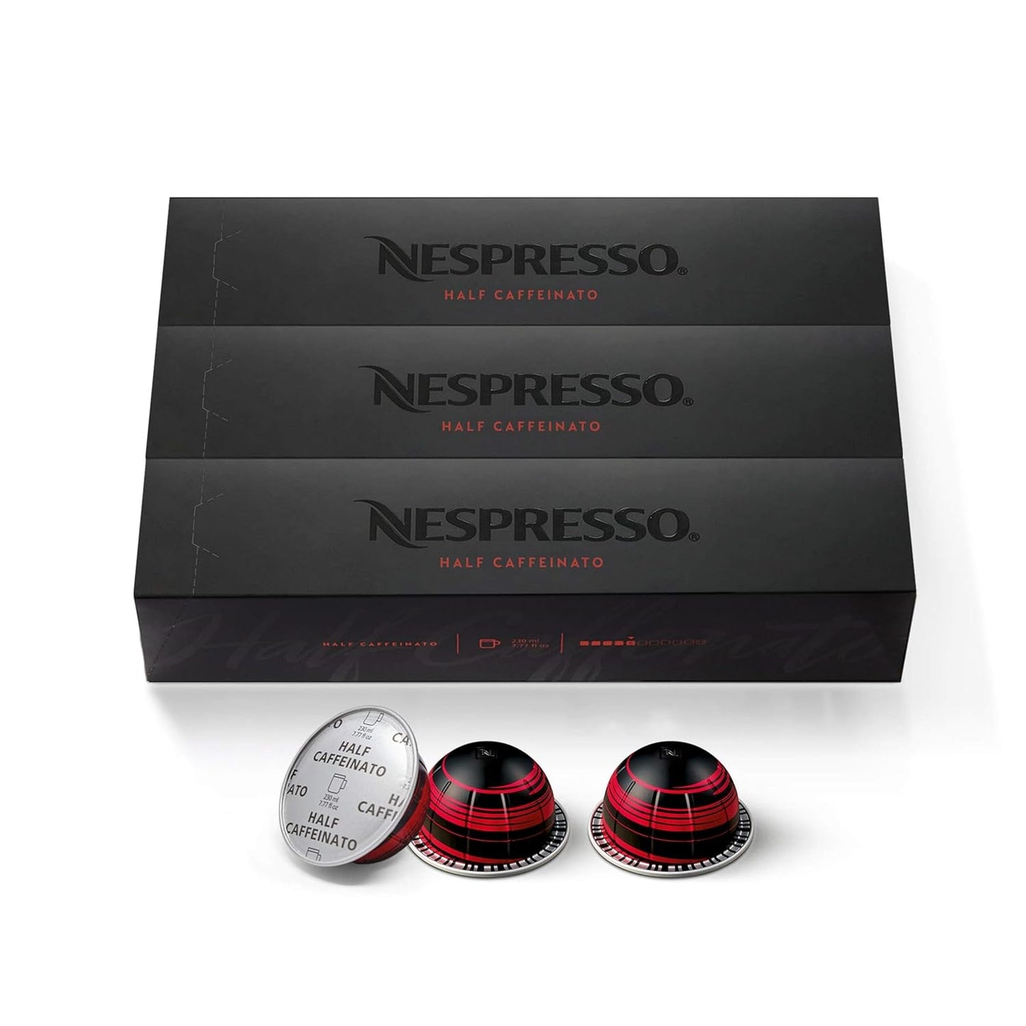 Nespresso Vertuo Half Caffeinato Pods - Energizing Mild Roast