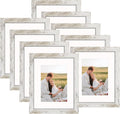 8x10 Picture Frame Set of 9 - Versatile Wall and Table Display