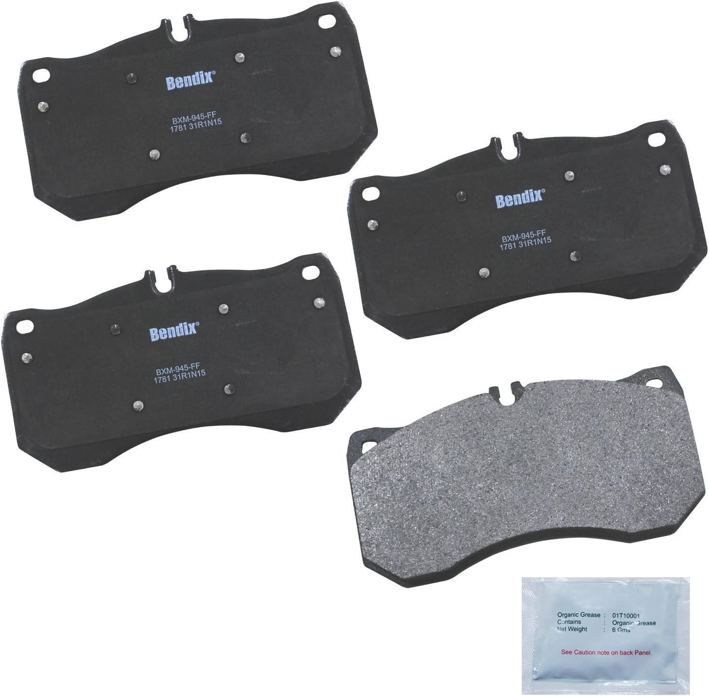 Bendix Priority1 CFM1781 Semi-Metallic Brake Pads for Audi