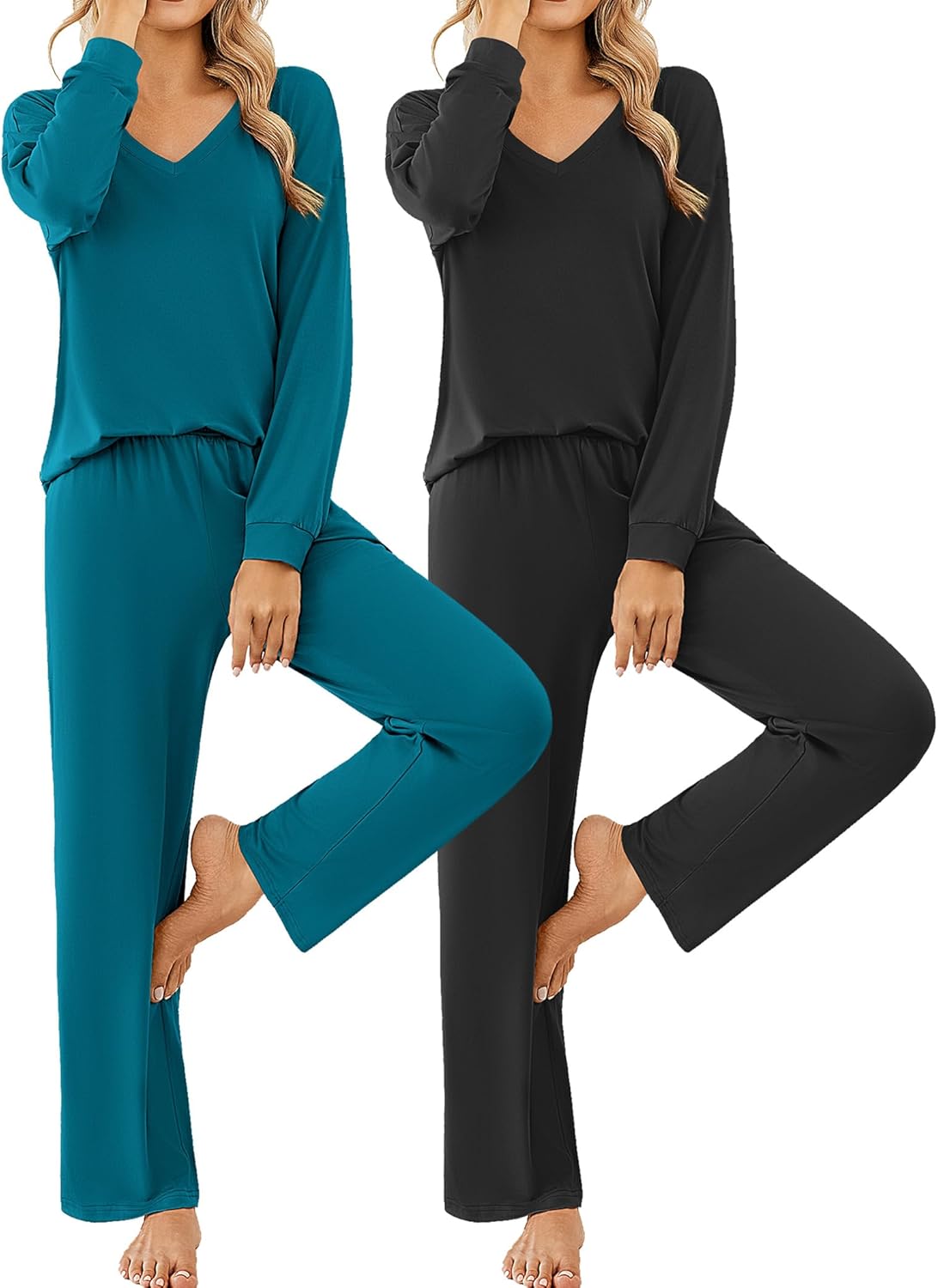 Ekouaer Womens 2 Pack Pajama Sets for Ultimate Comfort and Style