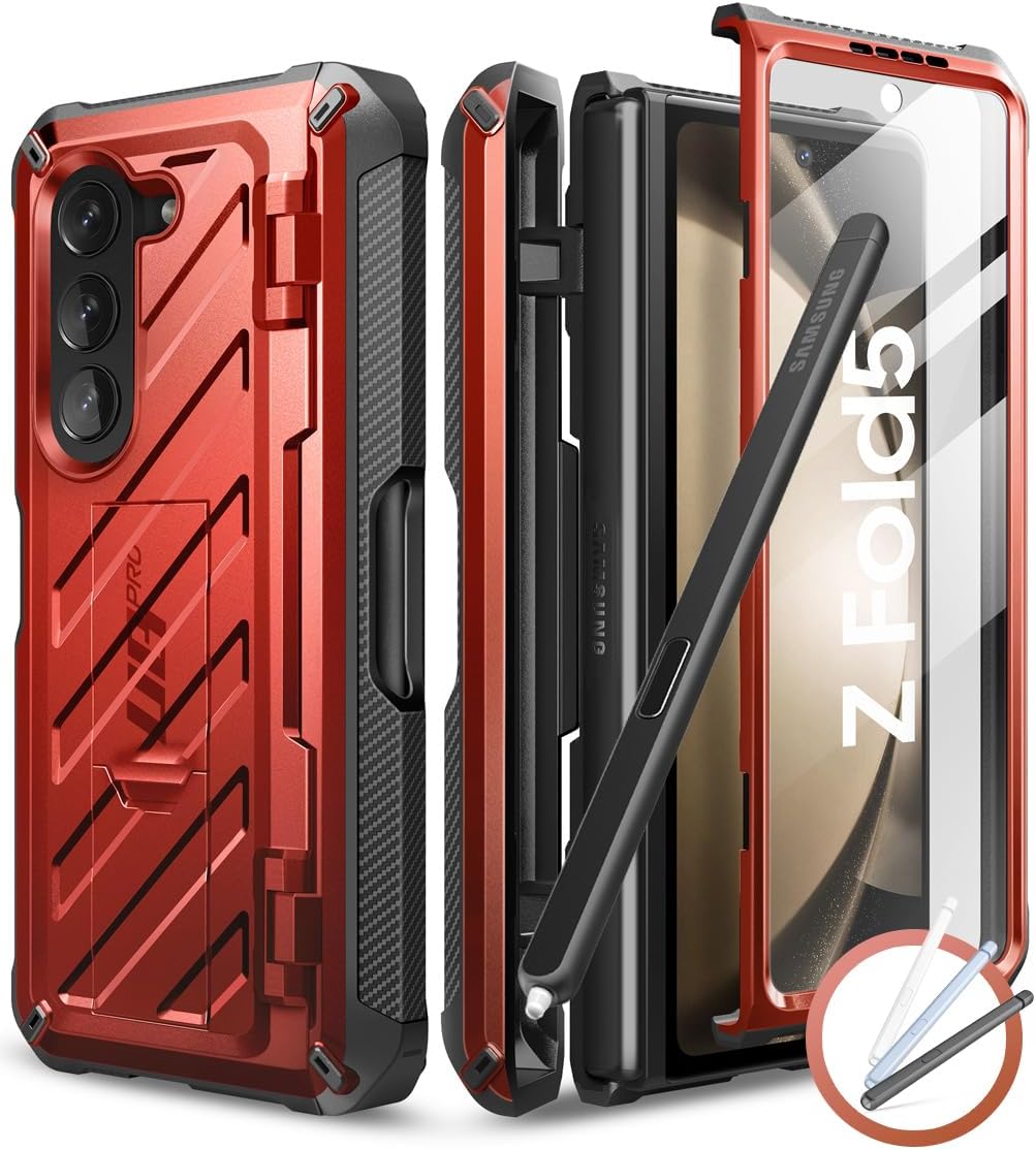 SUPCASE Galaxy Z Fold 5 Case with S Pen Holder for Protection