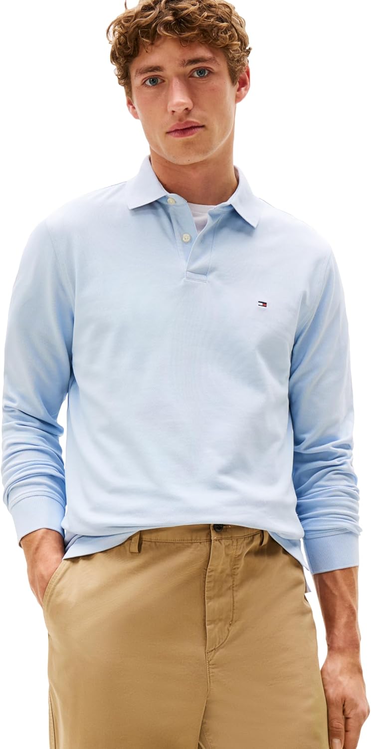 Tommy Hilfiger Men's Long Sleeve Polo Shirt for Every Occasion