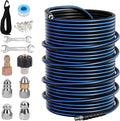 Sewer Jetter Kit for Pressure Washer 200FT - Heavy Duty Drain Cleaner