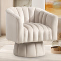 360 Swivel Velvet Chair ~ Chic Mid-Century Design
