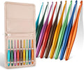 Ergonomic Crochet Hooks Set 3.5mm-8mm - Comfortable Grip for Arthritic