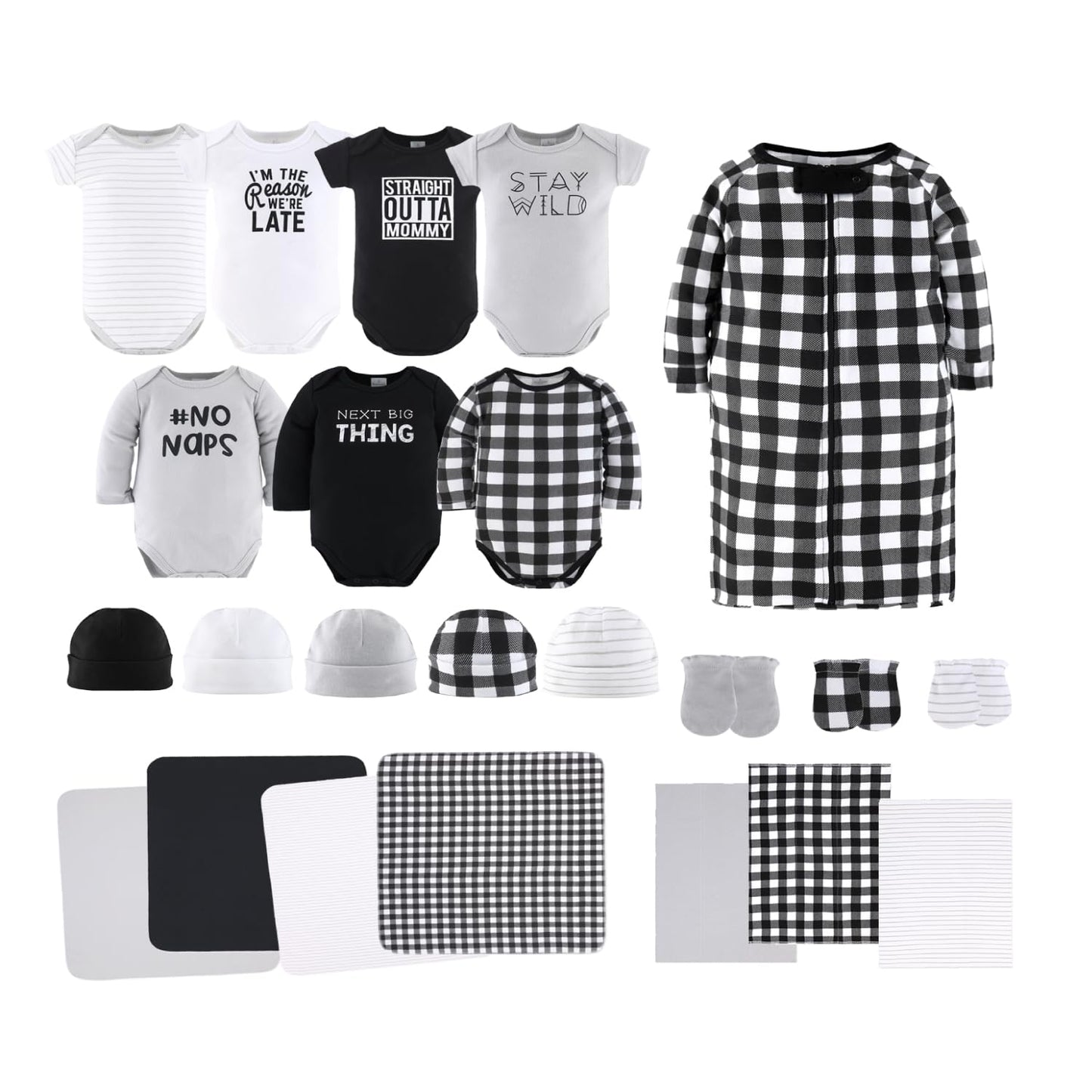 The Peanutshell Baby Layette Gift Set for Newborn Girls Essentials