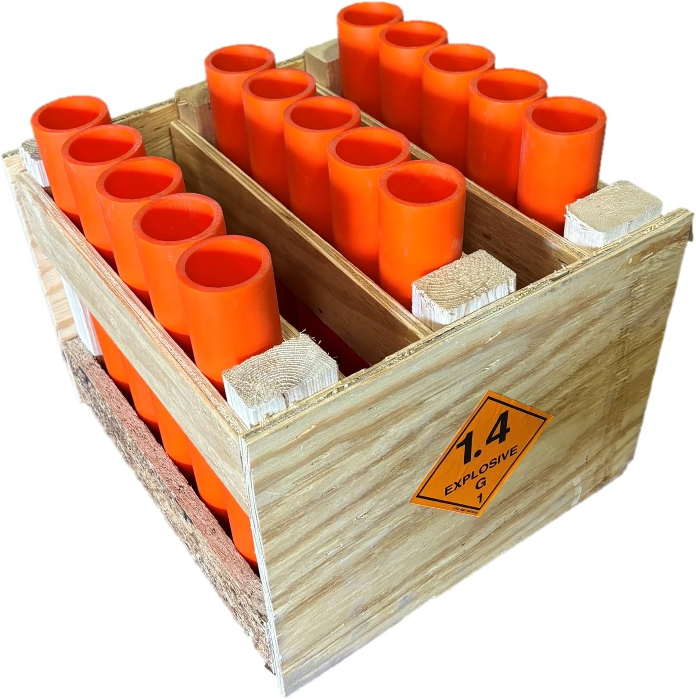 Mortar Rack 15 Shot Straight with HDPE Tubes for Fireworks