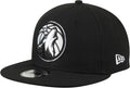 New Era 9FIFTY Black White Snapback Cap - Adjustable One Size