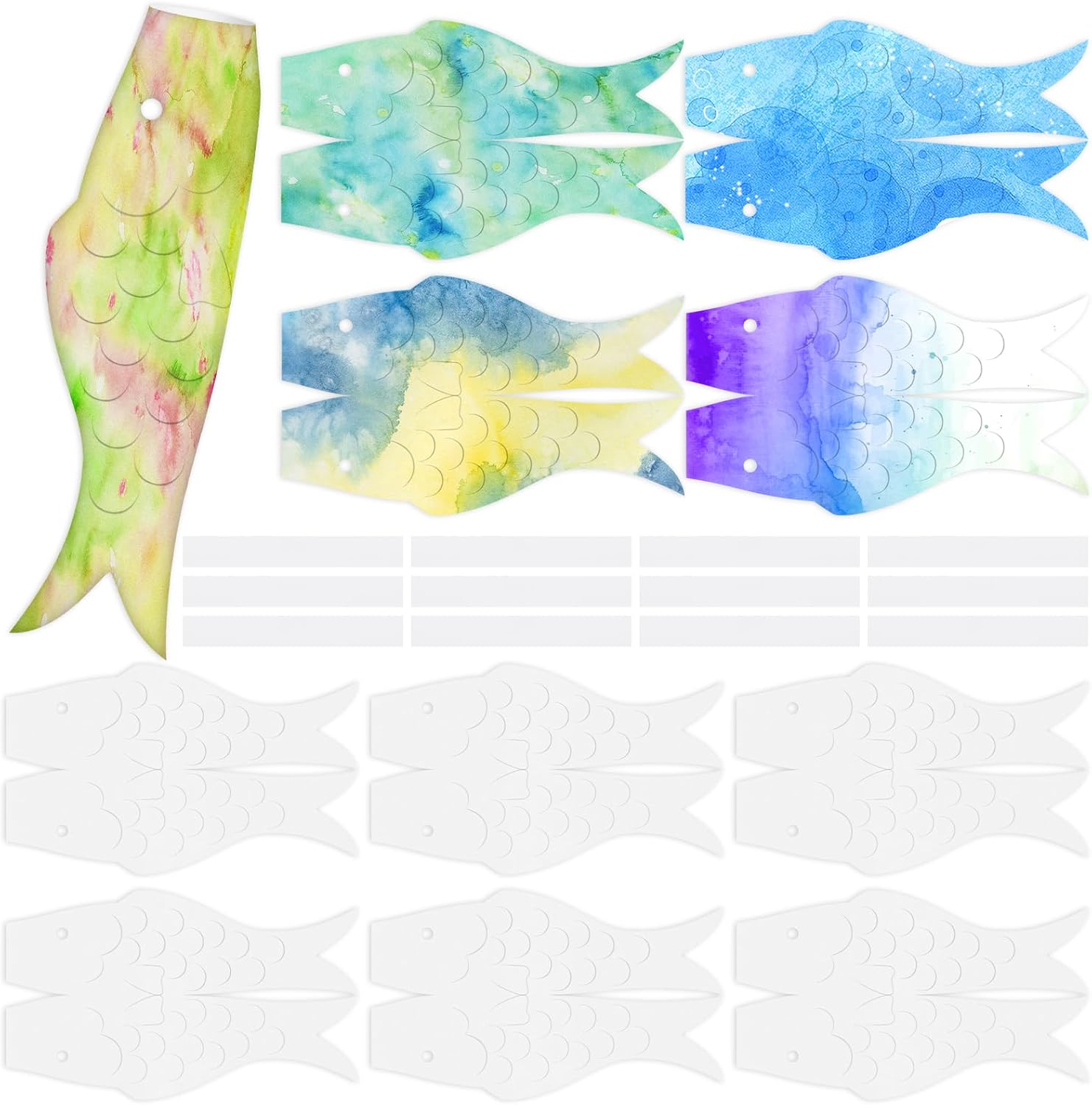 Japanese Carp Wind Sock Kit - Vibrant Outdoor Decor