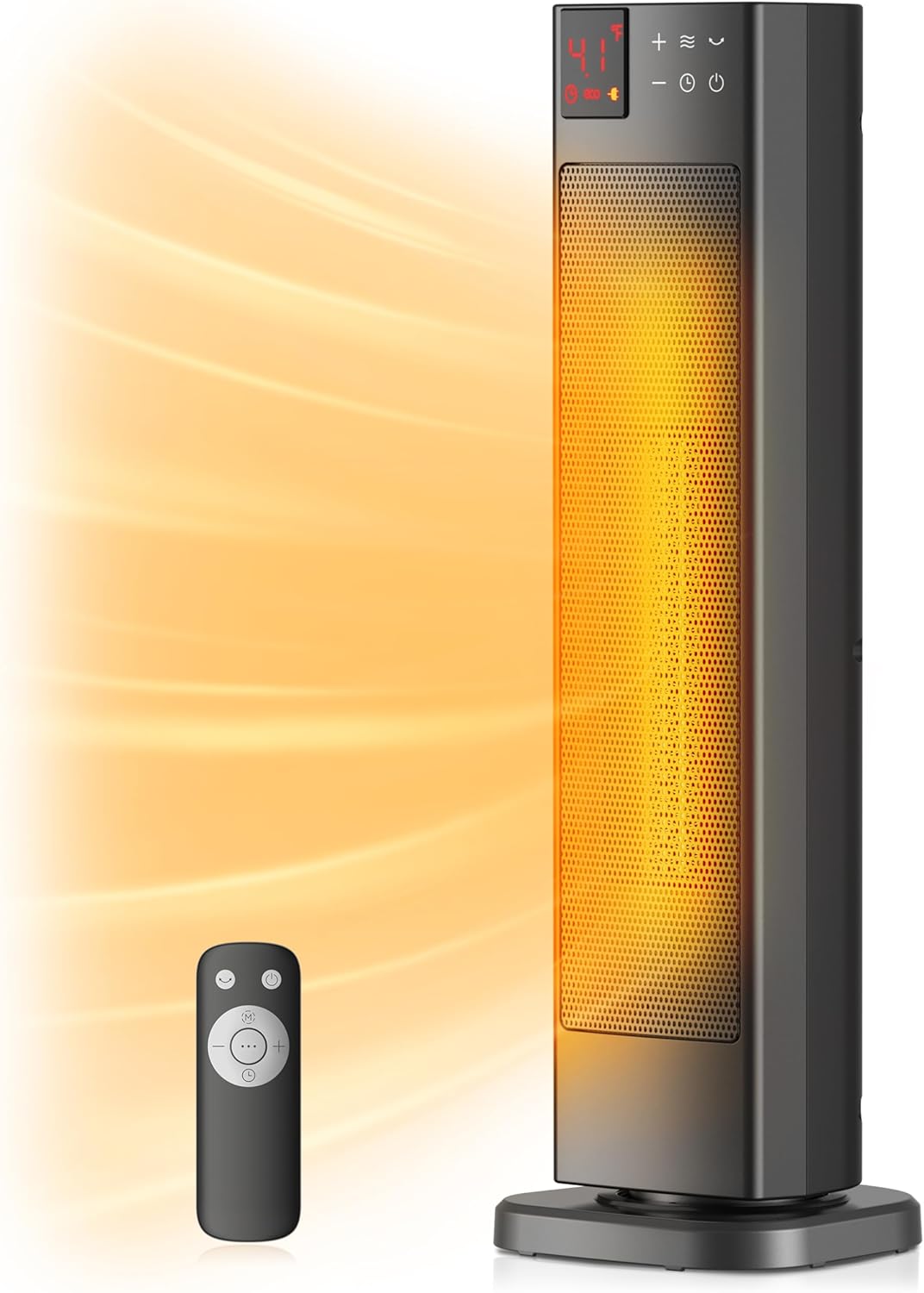 PELONIS 23 Oscillating Ceramic Tower Heater - Efficient Heat Control