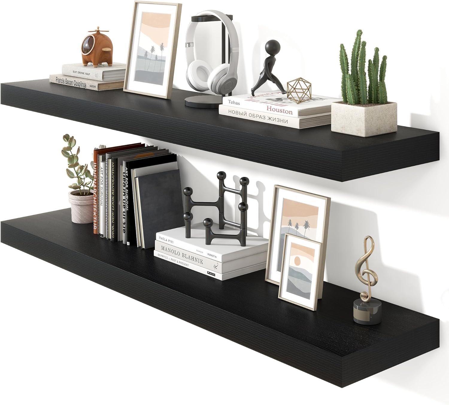 Heimlove Floating Shelves for Wall - Extra Large 48 Inch Storage